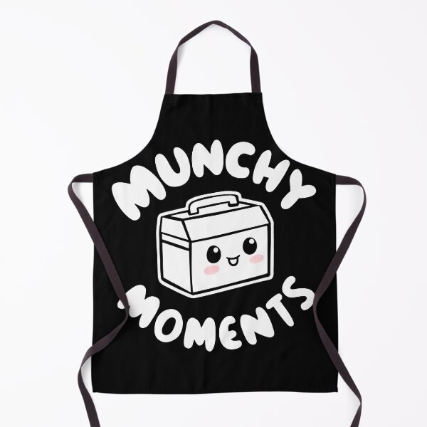Item preview, MUNCHY MOMENTS Happy Lunchbox White Black Red Face designed and sold by SplashTastic.