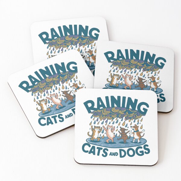 Item preview, Raining Cats and Dogs No.2 designed and sold by Gentle40Winks.