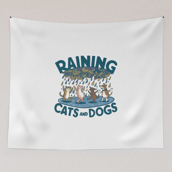 Item preview, Raining Cats and Dogs No.2 designed and sold by Gentle40Winks.
