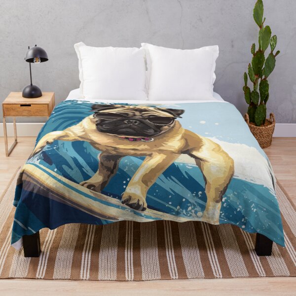 Item preview, Surfing Pug designed and sold by VelvetRoom.