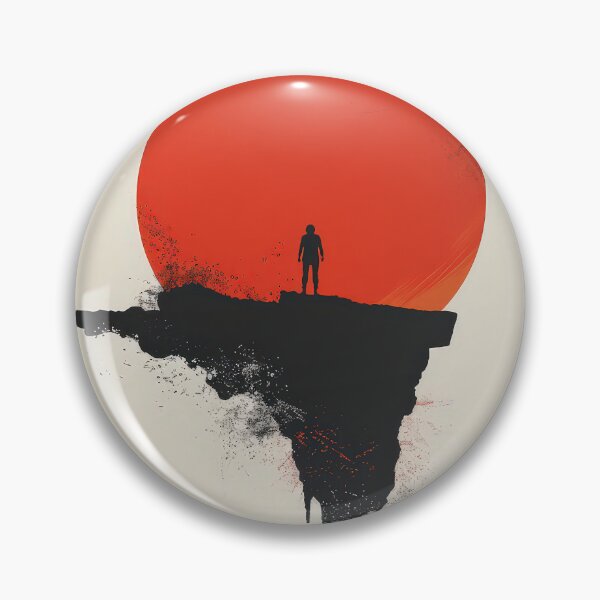 Item preview, Lone Figure with Red Sun designed and sold by MystiS.