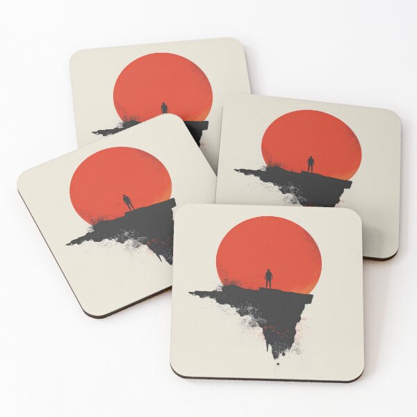 Item preview, Lone Figure with Red Sun designed and sold by MystiS.