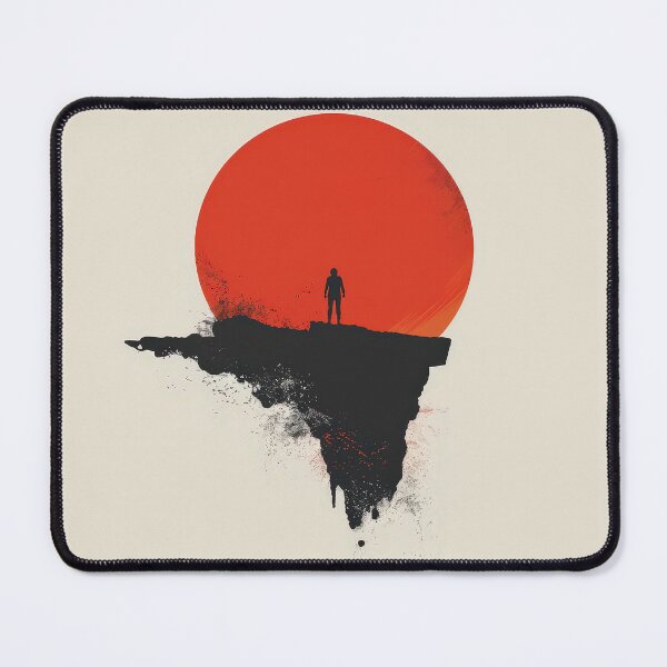 Item preview, Lone Figure with Red Sun designed and sold by MystiS.