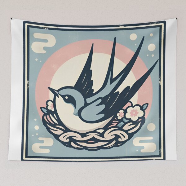 Item preview, "Swallow Tales: Japanese Traditions and Artistic Expressions" designed and sold by Kriebelt.