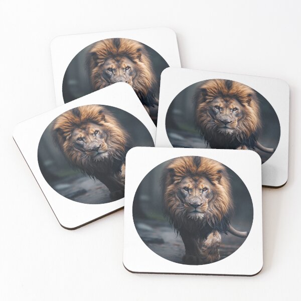 Item preview, Determined Lion Solo Journey Manifesting Universe Motivation Resilience  designed and sold by SMARTKIT  DESIGNAGENCY.