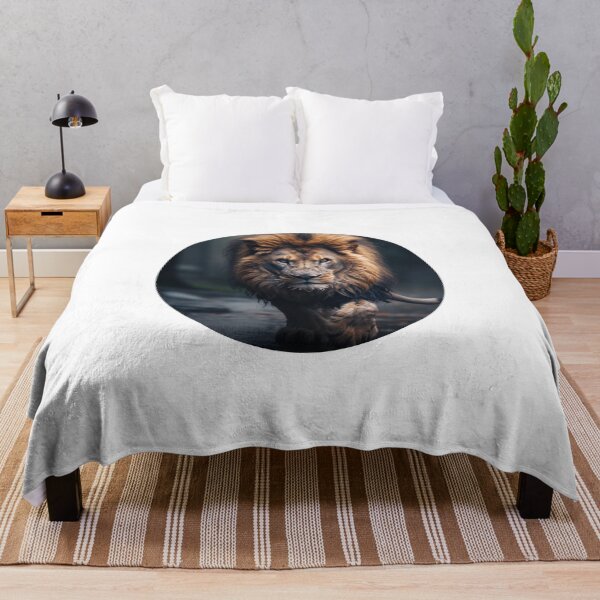 Item preview, Determined Lion Solo Journey Manifesting Universe Motivation Resilience designed and sold by SMARTKIT DESIGNAGENCY.