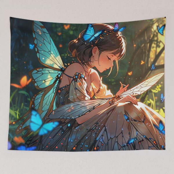 Item preview, Fairy and butterflies. designed and sold by PatDoArt.