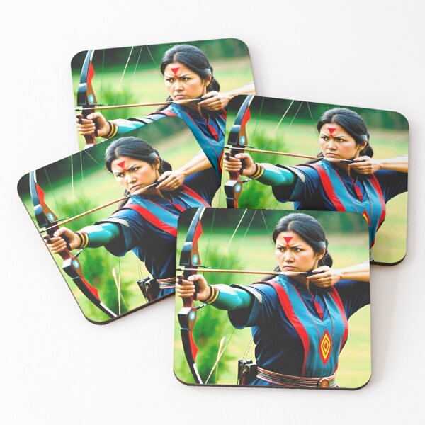 Item preview, Grace and Precision: Female Archer designed and sold by GrizzlyCollective.