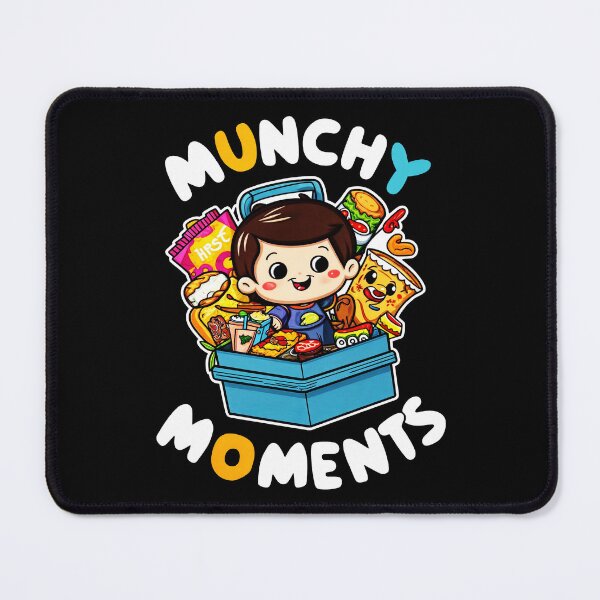 Item preview, MUNCHY MOMENTS Happy Kid Blue Purple Brown Lunchbox designed and sold by SplashTastic.