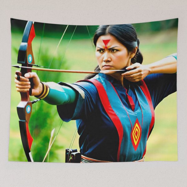 Item preview, Grace and Precision: Female Archer designed and sold by GrizzlyCollective.