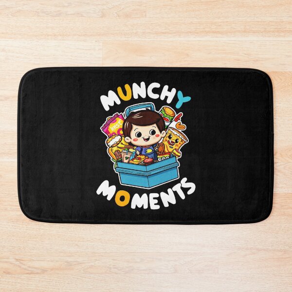 Item preview, MUNCHY MOMENTS Happy Kid Blue Purple Brown Lunchbox designed and sold by SplashTastic.