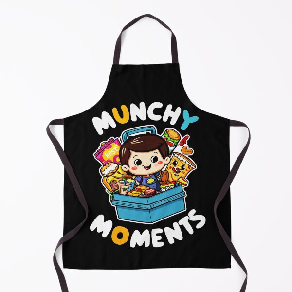 Item preview, MUNCHY MOMENTS Happy Kid Blue Purple Brown Lunchbox designed and sold by SplashTastic.