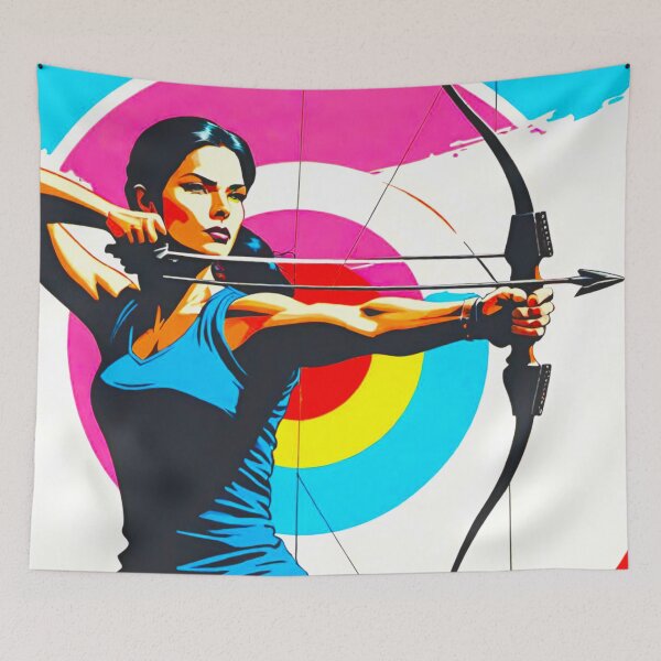 Item preview, Grace and Precision: Female Archer designed and sold by GrizzlyCollective.