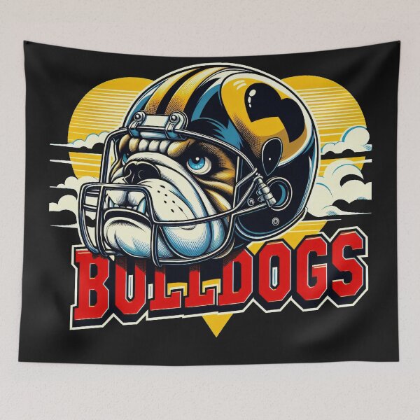 Item preview, Bulldogs Battle Cry: College Football designed and sold by zoughlal.