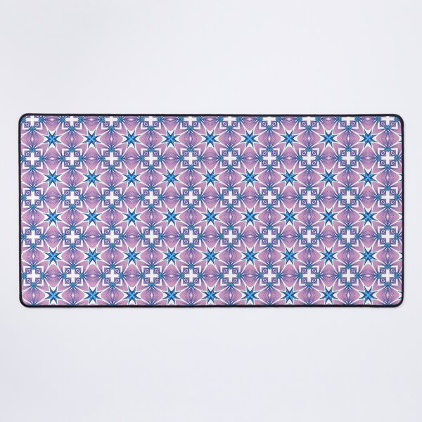Item preview, Electric blue lilac geometric patterns 40 designed and sold by AneissPiaf.