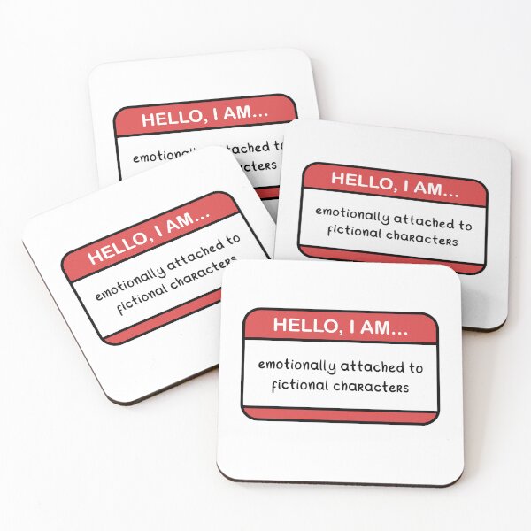 Item preview, Hello, I am... emotionally attached to fictional characters designed and sold by akuma-does-art.