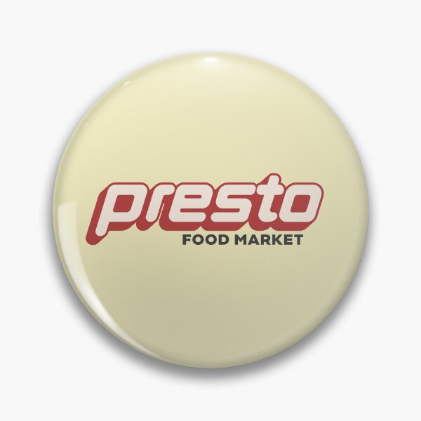 Item preview, Presto Food Market retro logo  designed and sold by RiggzBoson.