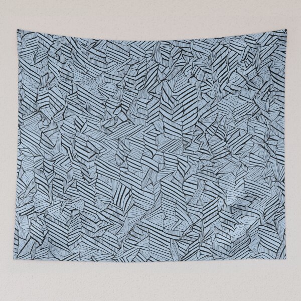 Item preview, Vibrant Blue Artwork with Geometric Patterns designed and sold by tarzbol.