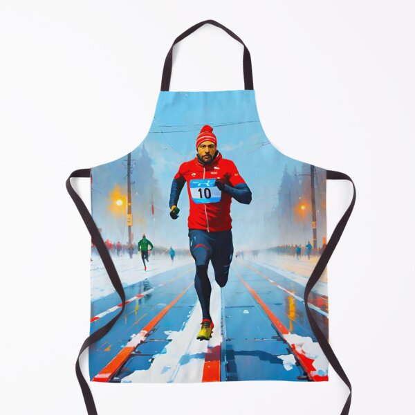 Item preview, Marathon Runner Braving the Snow designed and sold by GrizzlyCollective.