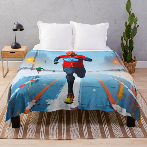 Item preview, Marathon Runner Braving the Snow designed and sold by GrizzlyCollective.
