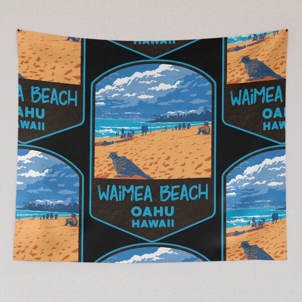 Item preview, Waimea Bay Beach designed and sold by JordanHolmes.