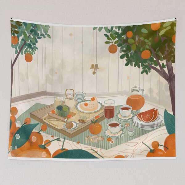 Item preview, orange garden designed and sold by PricklyPeanut.