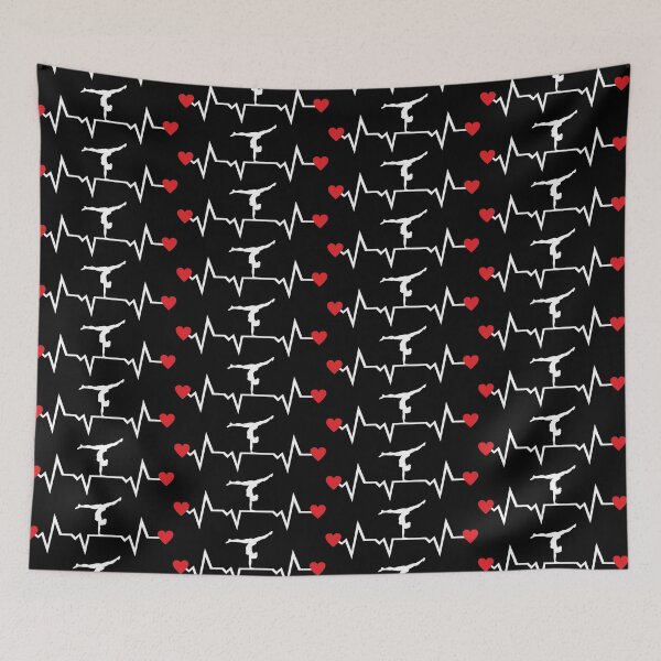 Item preview, Kopie von Gymnastics Heartbeat ECG designed and sold by claudiasartwork.