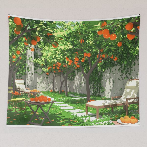 Item preview, orange garden designed and sold by PricklyPeanut.