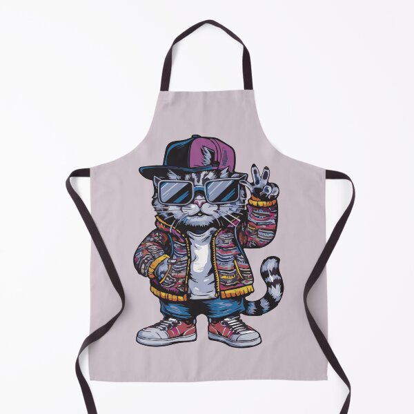 Item preview, Vintage HipHop Cat 80s designed and sold by winaidigidesign.