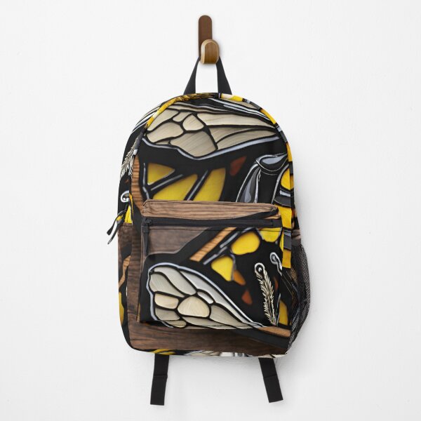 Item preview, Stained Glass Bee 3D - Graffiti Style Pyrography designed and sold by Monika Turemka.