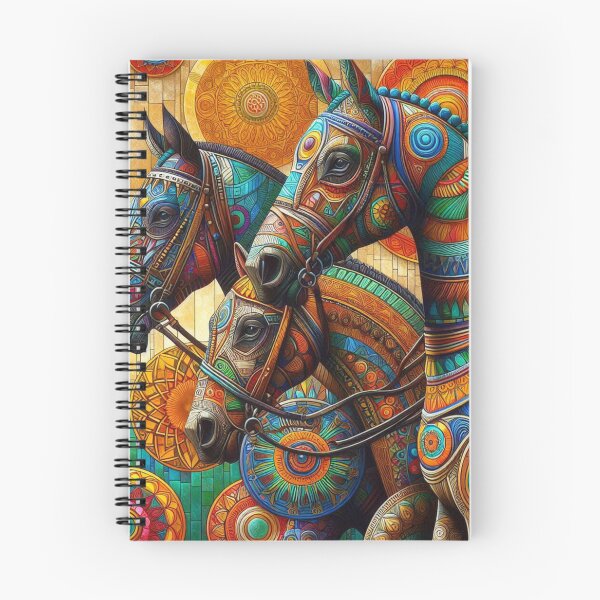 Item preview, Mandala Steed: Intricacy in Art designed and sold by ZenOfAIarts.