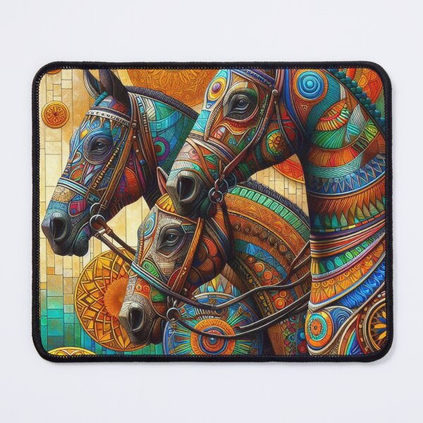 Item preview, Mandala Steed: Intricacy in Art designed and sold by ZenOfAIarts.
