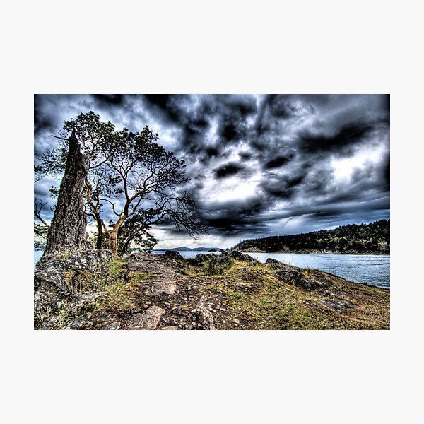 Squall over Mayne Island Photographic Print