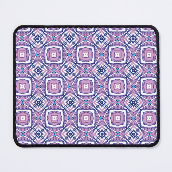 Item preview, Electric blue lilac geometric patterns 42 designed and sold by AneissPiaf.