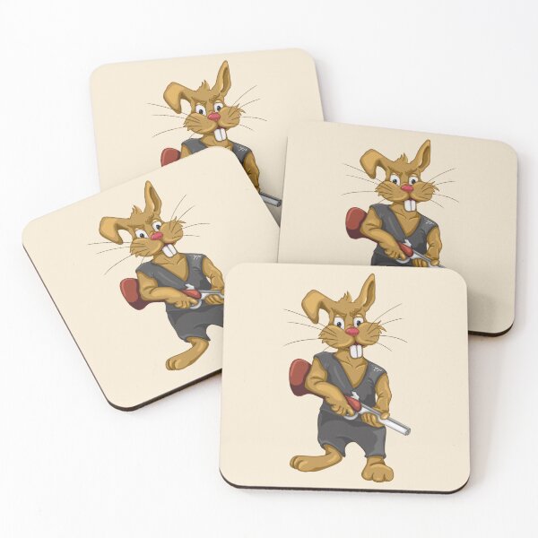Item preview, Rabbit Hunter - light background designed and sold by Themys24.