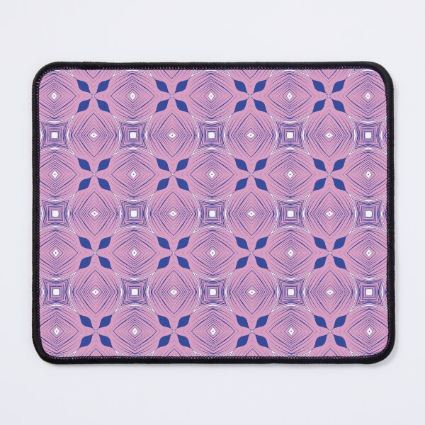 Item preview, Electric blue lilac geometric patterns 43 designed and sold by AneissPiaf.