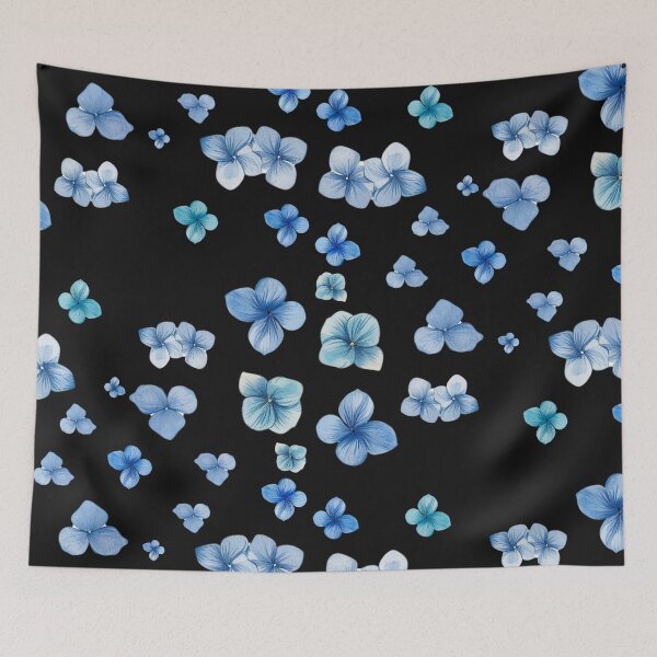 Item preview, Blue Hydrangea Flowers Stickers designed and sold by FlawlessDraft.