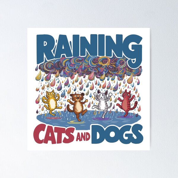 Item preview, Raining Cats and Dogs No.3 designed and sold by Gentle40Winks.