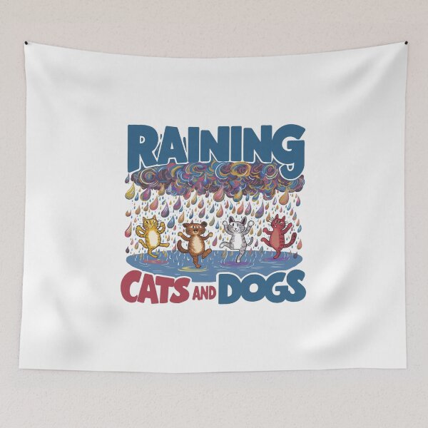 Item preview, Raining Cats and Dogs No.3 designed and sold by Gentle40Winks.