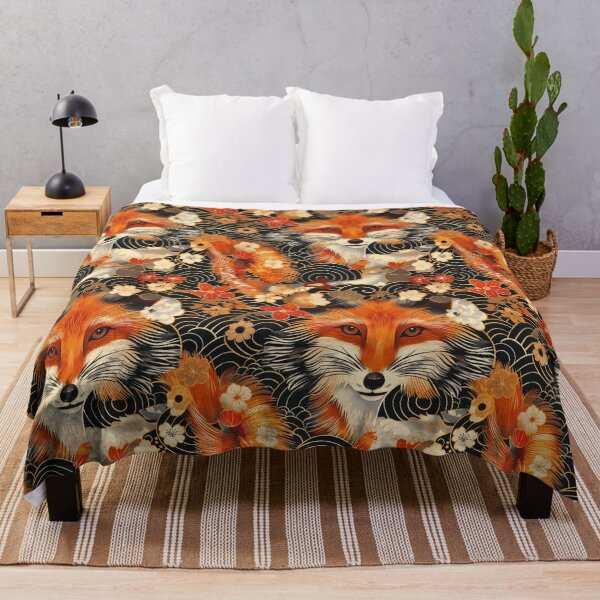 Item preview, Vixen Vignette - Seamless Pattern Furoshiki Design designed and sold by KokoroCreations.