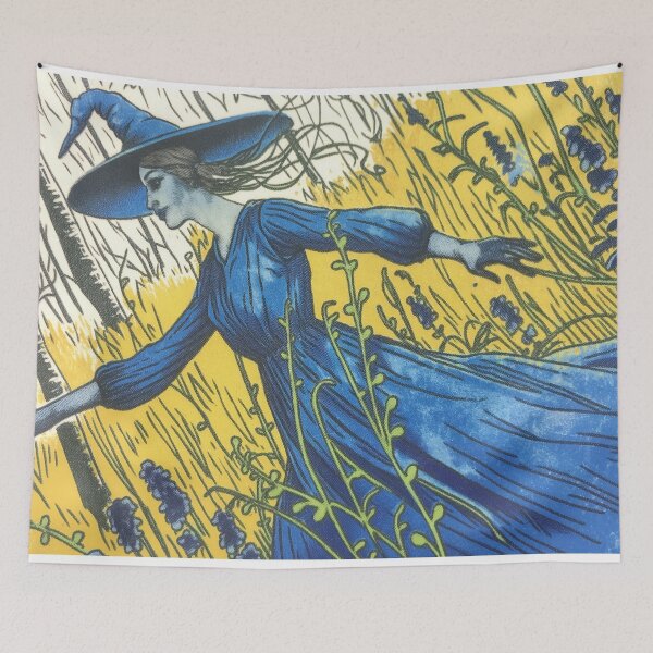 Item preview, blue witch designed and sold by PricklyPeanut.