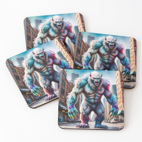 Item preview, Yeti visits city designed and sold by Bouncingbumble.