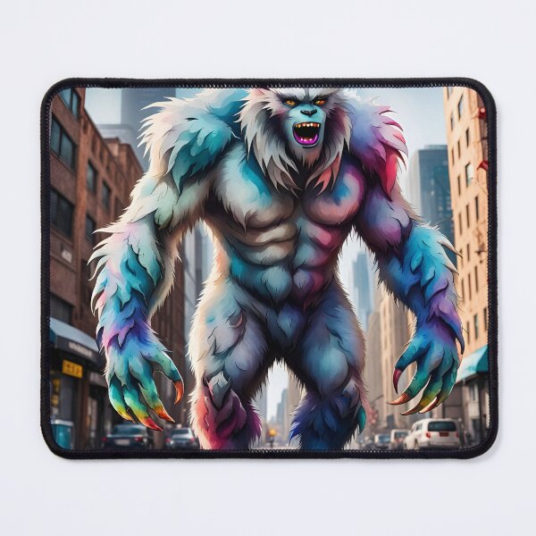 Item preview, Yeti visits city designed and sold by Bouncingbumble.