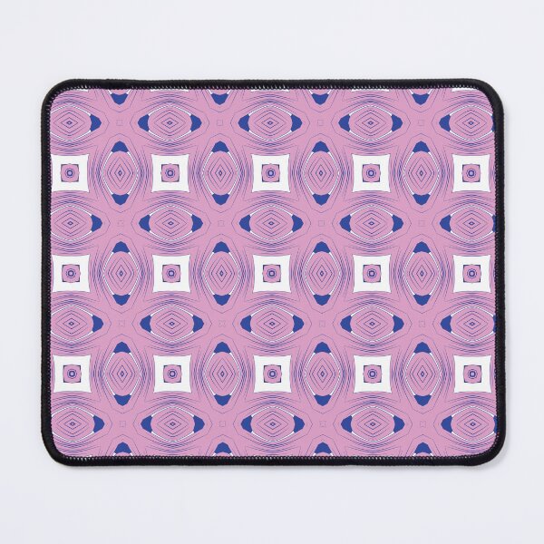 Item preview, Electric blue lilac geometric patterns 44 designed and sold by AneissPiaf.