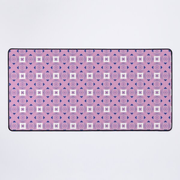 Item preview, Electric blue lilac geometric patterns 44 designed and sold by AneissPiaf.