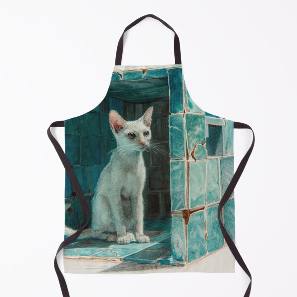 Item preview, white cat designed and sold by PricklyPeanut.