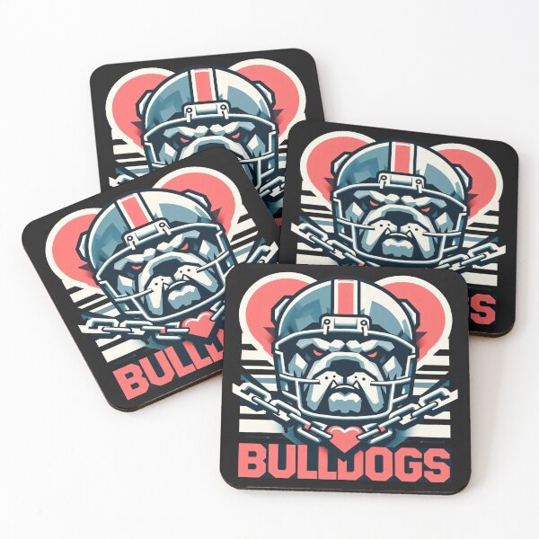 Item preview, Red and Black Symphony: Bulldogs Football Ode designed and sold by zoughlal.