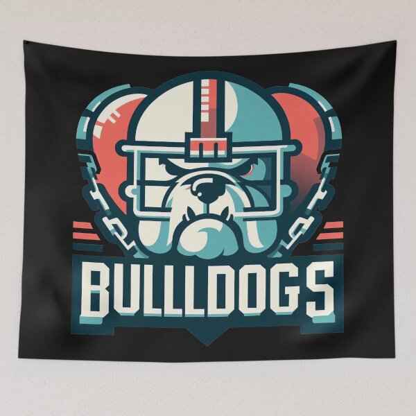 Item preview, Bulldogs’ Gridiron Odyssey: Art Beyond the Huddle designed and sold by zoughlal.