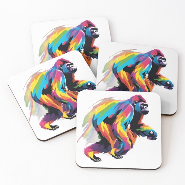 Item preview, Rainbow Gorilla Movment designed and sold by The Print Collective.