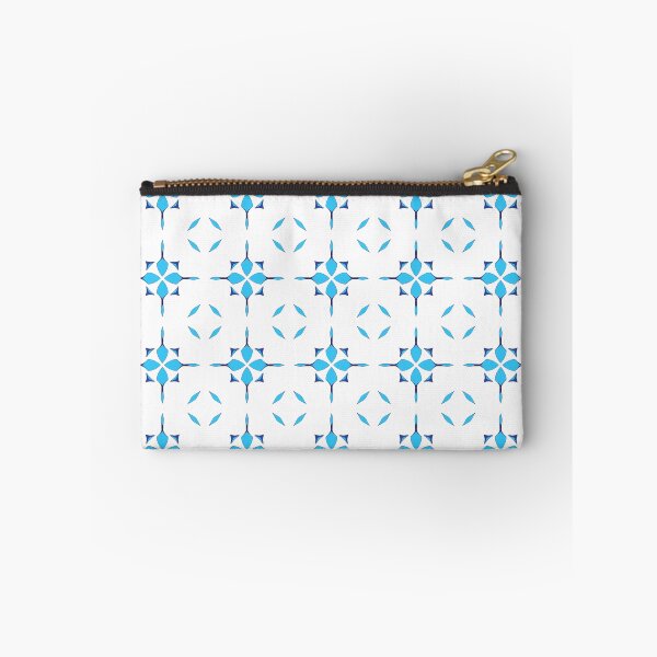 Item preview, Electric blue geometric pattern 46 designed and sold by AneissPiaf.